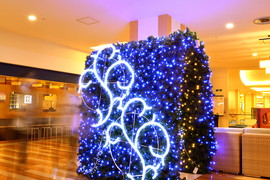 空間装飾実績紹介　トレッサ横浜　クリスマス装飾2015