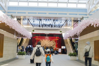 羽田空港国際線　桜装飾　2017