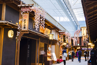 羽田空港国際線　桜装飾　2017