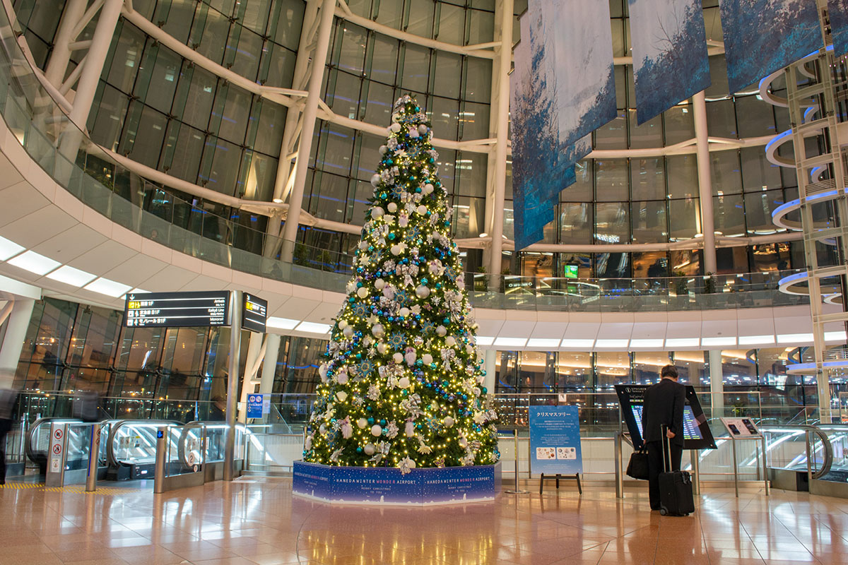 羽田空港　クリスマス装飾　2017