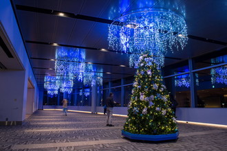 羽田空港　クリスマス装飾　2017